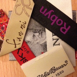 Custom woven clothing labels