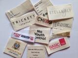 Textile Designer labels