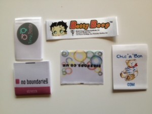 Personalized Printed Sewing Labels for Clothes