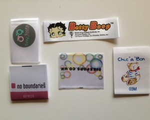 Personalized Printed Sewing Labels for Clothes