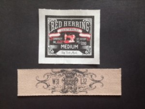 Canvas Cotton Printing Labels