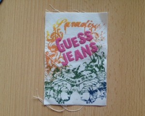 Fabric Label with 3D Print