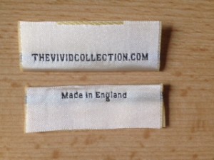 Satin Silk Cushion Labels