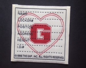 Woven Address Label