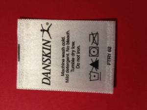 Printed Satin Care Label
